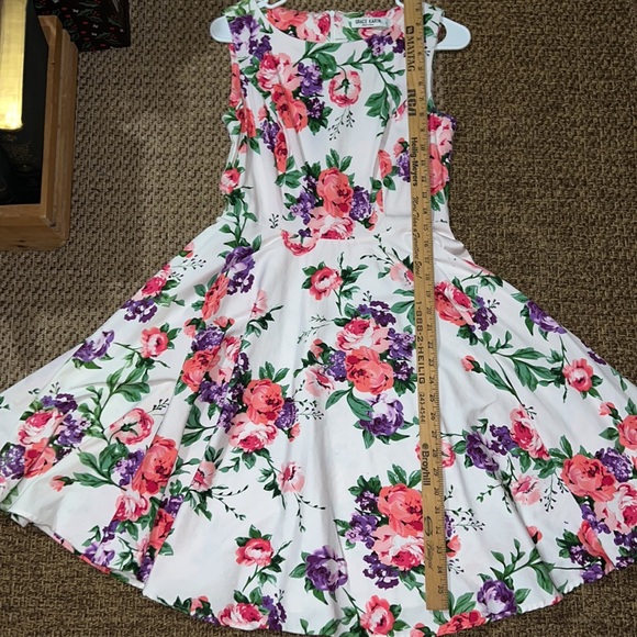 Grace Karin white and multicolored floral dress - Picture 8 of 9